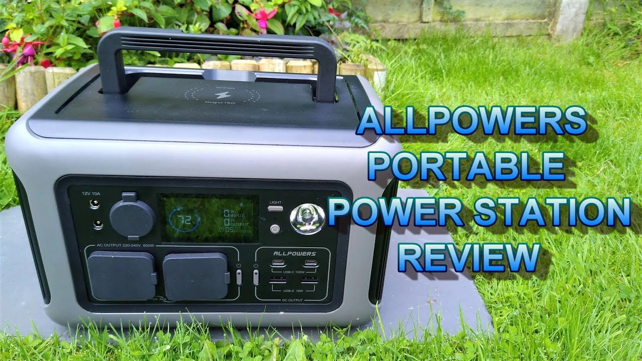 ALLPOWERS R600 PORTABLE POWER STATION REVIEW ★ YouTube