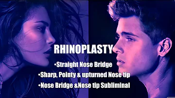 ⚠️[EXTREME] Straight Nose Bridge + Pointy , Sharp & Upturned Nose tip[*listen once*] Subliminal