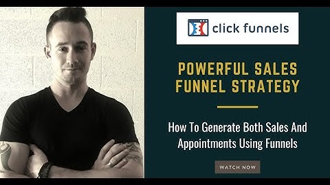 💥 Sales Funnel Strategy - How To Generate Both Sales And Appointments Using Funnels