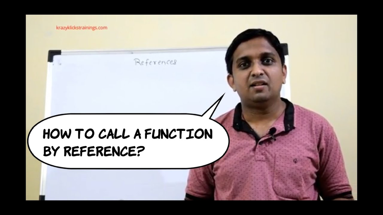 reference | call by reference | C++ Programming - YouTube