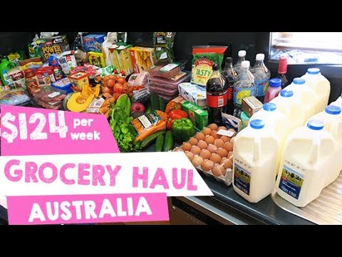 $124 Per Week Grocery Haul Family Of 4 Australia – Meal Planning with This Mum At Home