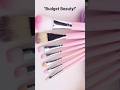"7 Pcs Pink Makeup Brush Set ✨ Super Soft & Affordable!"
