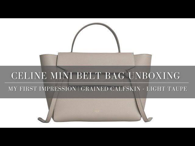 NANO BELT BAG IN GRAINED CALFSKIN - LIGHT TAUPE