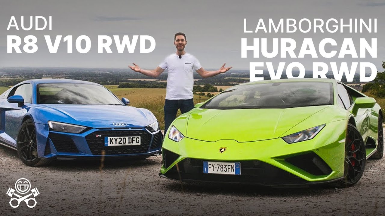 Lamborghini Huracan Evo RWD meets Audi R8 RWD | PistonHeads - YouTube