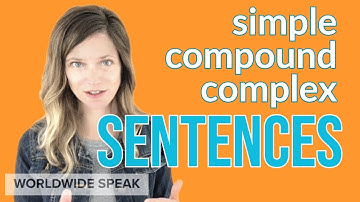 English Sentence Structure | SIMPLE, COMPOUND, COMPLEX