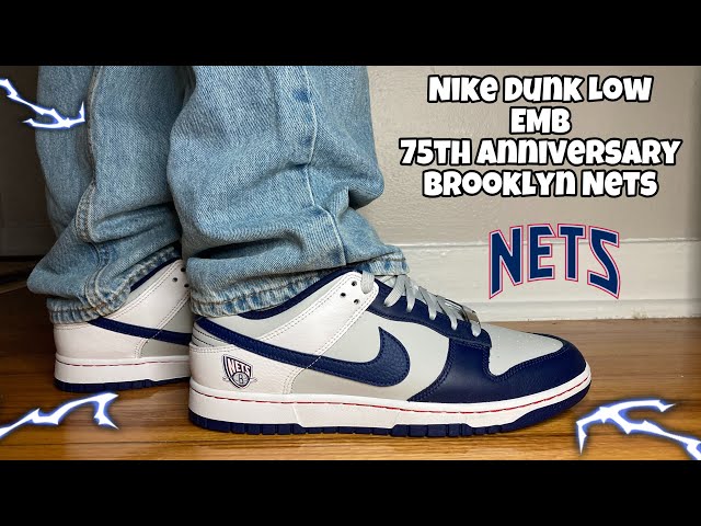 Nike Dunk Low Emb NBA 75th Anniversary Brooklyn Nets (GS)