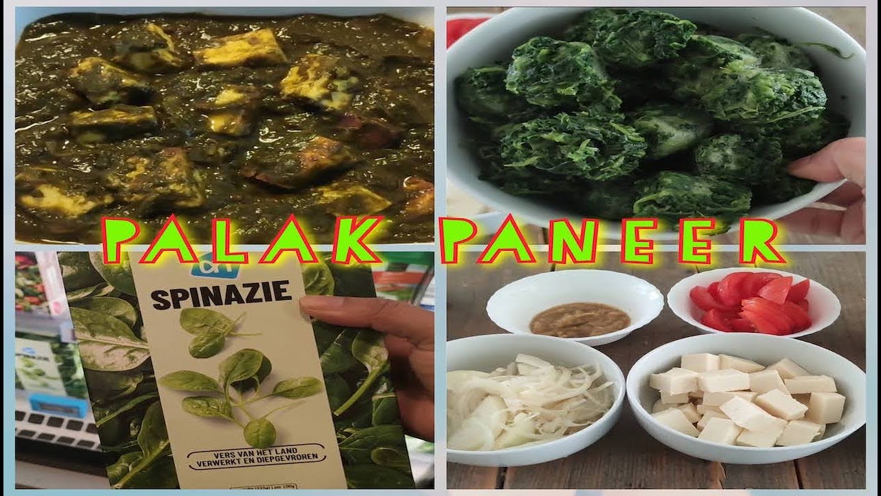 Shopping at albert heijn, Netherlands and Palak paneer recipe with