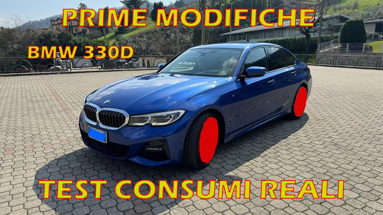 BMW 330D Xdrive 286CV: PRIME MODIFICHE, PRIMO TEST CONSUMI REALI - YouTube