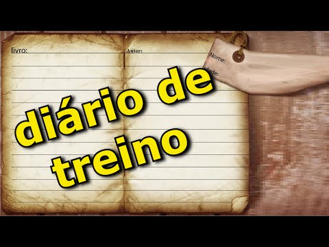 Vídeo: Como Manter Um Diário De Exercícios