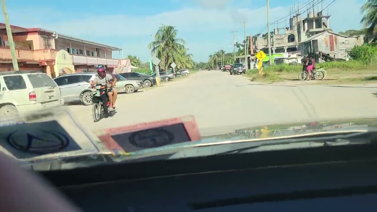 Corozal Town Belize drive around pt 1