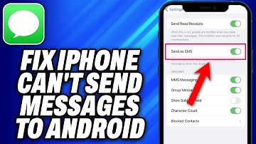 How To Fix iPhone Can t Send Messages To Android (2025) - Easy Fix