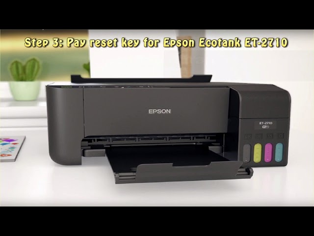 Reset Epson Ecotank ET 2710 Waste Ink Pad Counter 