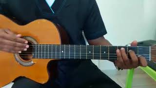 Video thumbnail of "toneladas de alabanza guitarra"