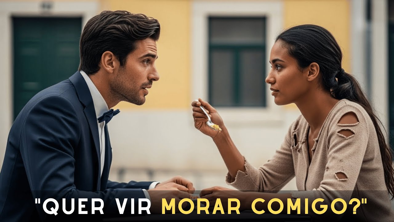 NINGUÉM AJUDOU O MILIONÁRIO A COMER — A MENDIGA QUE OBSERVAVA FEZ ALGO QUE MUDOU TUDO DIAS DEPOIS