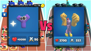 Merge Alphabet Lore Run Vs Merge Rainbow 3D Run Full Gameplay