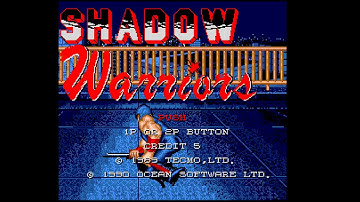 Shadow Warriors / Ninja Gaiden (Amiga 50Hz) - Intro / Attract Mode