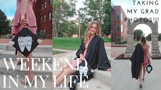 Weekend in my Life ~ finally taking my grad photos