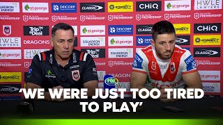 Flanagan rules down loss to 'Self inflicted pain' | Dragons Press Conference | Fox League