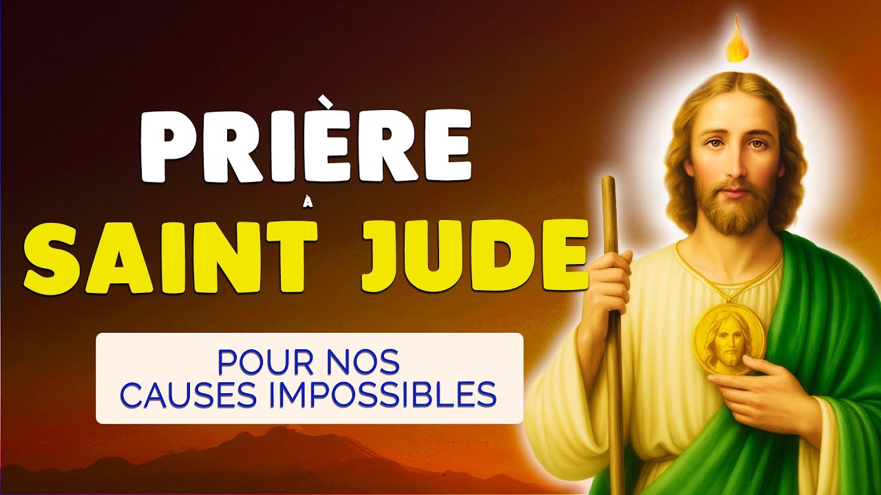 🙏 PRIÈRE à Saint JUDE pour les Causes Impossibles et Soucis d'ARGENT
