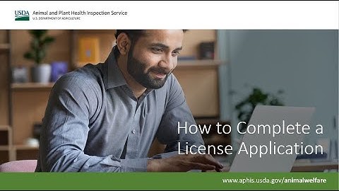 How to Complete A License Application
