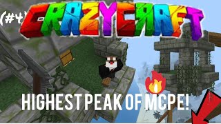 MCPE CrazyCraft (#4) |Sky Base!🥳 screenshot 1