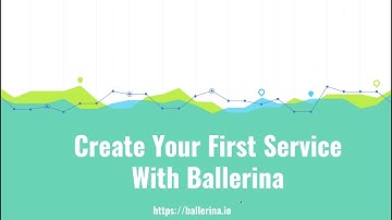 Create Your First Service With Ballerina