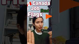 Canada Job Red Flags 🚩 #shorts #canadajobs