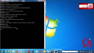 Creating a bootable Windows 7 flash Disk Drive Using Command Prompt