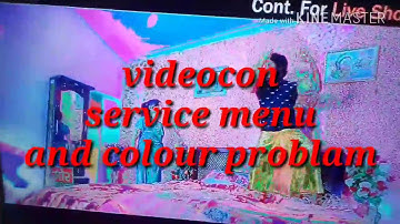 Videocon lcd-led service menu