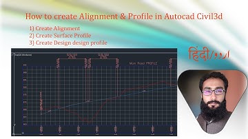 How to create Alignment & Profile in Autocad Civil3d