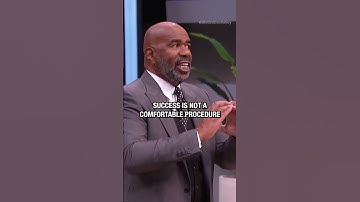 Success is not a comfortable procedure   Steve Harvey Motivational Speech  #motivation
