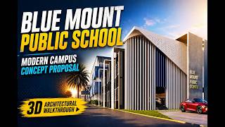 Reimagining Blue Mount Public School | Modern Architectural Concept | 3D Walkthrough - by Differante