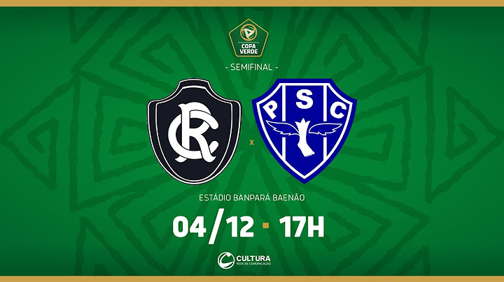 AO VIVO | Remo x Paysandu | Copa Verde 2021