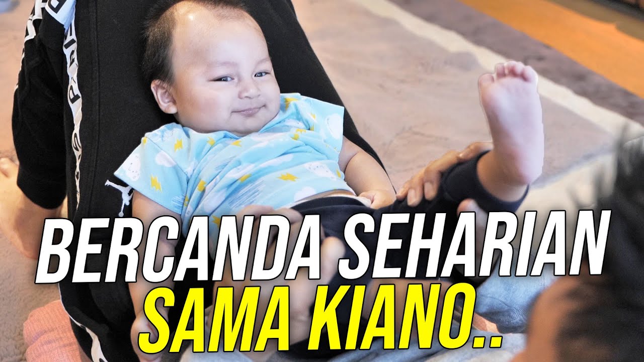 KIANO TAMBAH LUCU !! MAUNYA BECANDA TRUS SAMA PAPAH..:)