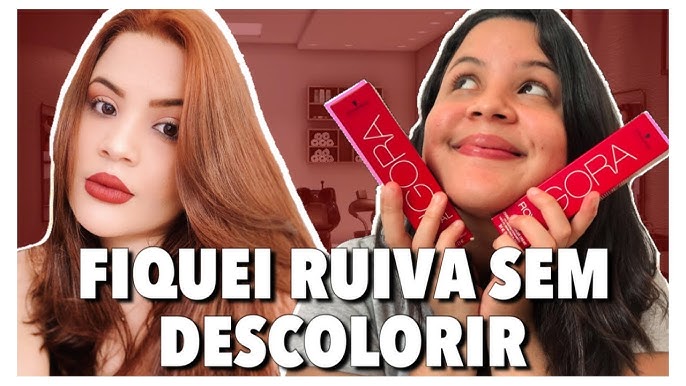 CHOCADA COM ESSA TRANSFORMAÇÃO 🦊 Cor Igora 9.7 ox 20l 1:1 #ruivodoura, Hair Color