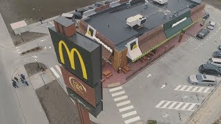 McDonald's restaurant building timelapse