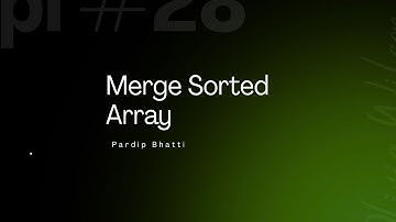 🔀 Merge Sorted Array | LeetCode 88 | Swift Solutionsort merged arrays