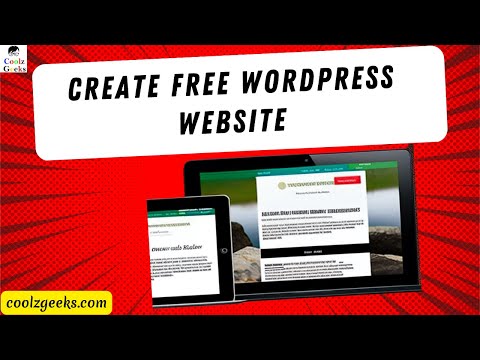 [Free Domain] How to Create Free WordPress Website? Coolz Geeks