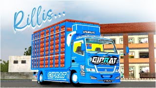 Rillis Mod Truk Ayam Ciprat 77  Canter by Souleh Art || Bussid Mod