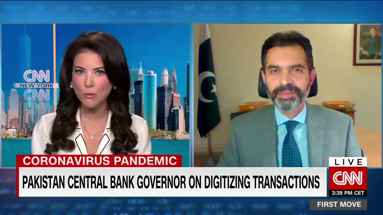 Raza Baqir Governor State Bank Pakistan interview with CNN