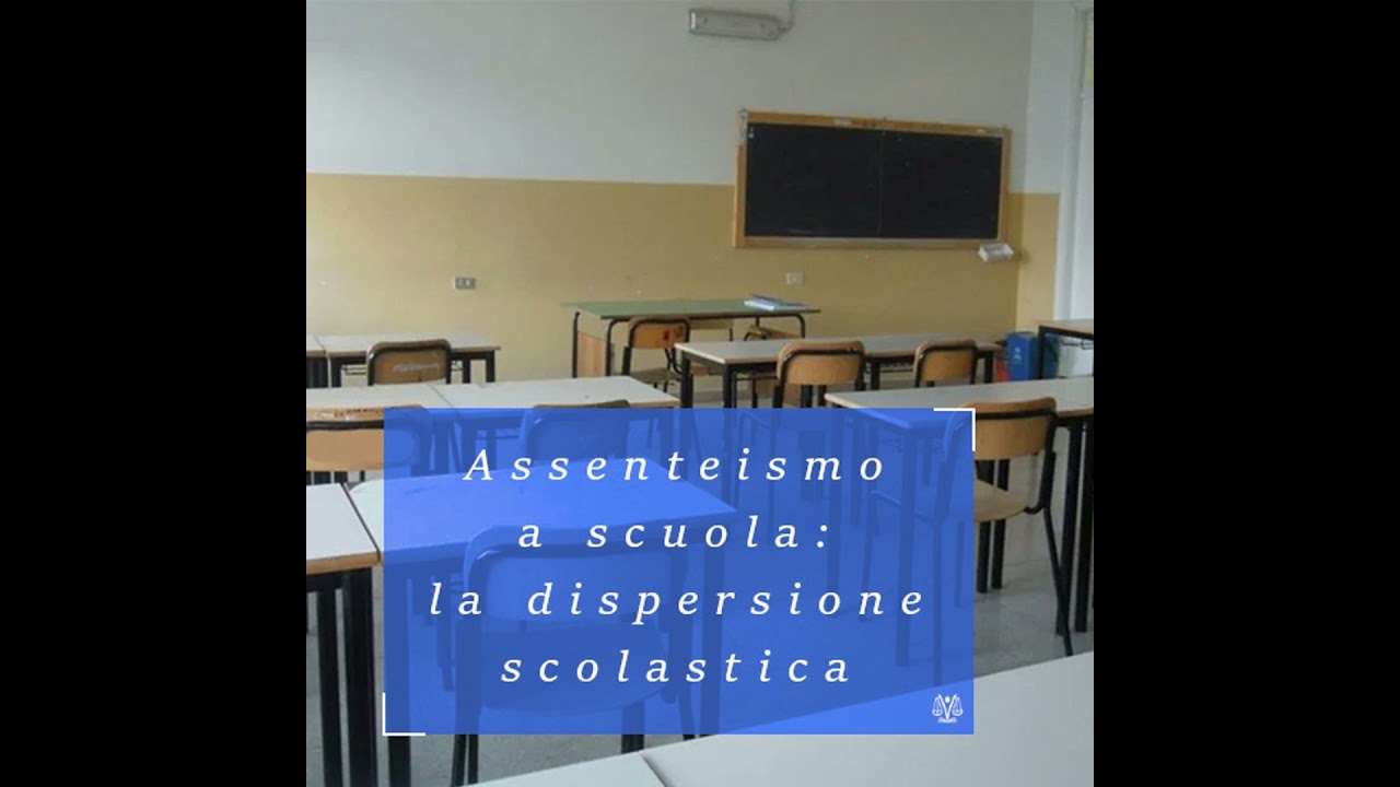 Assenteismo nella scuola: il fenomeno della dispersione scolastica