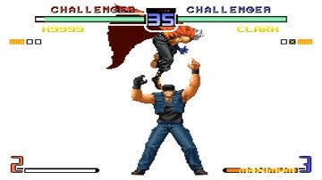 [TAS] K9999 VS Clark (KoF 2002 MP2)
