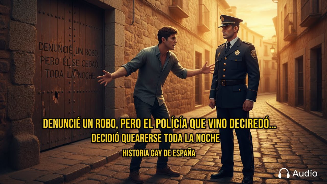 REPORTÉ UN ROBO, PERO EL POLICÍA QUE LLEGÓ DECIDIÓ QUEDARSE TODA LA NOCHE | HISTORIA GAY ESPAÑA