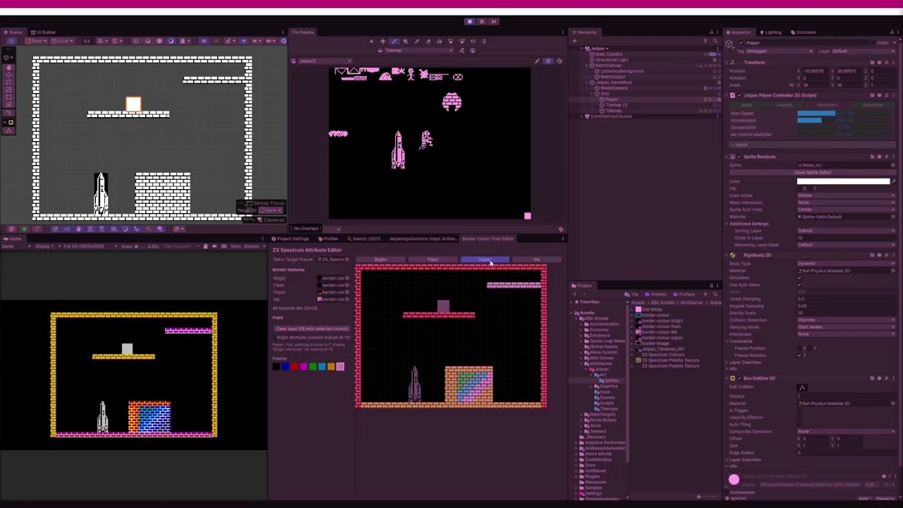 Ameページ ZX Spectrum Attribute Editor - YouTube