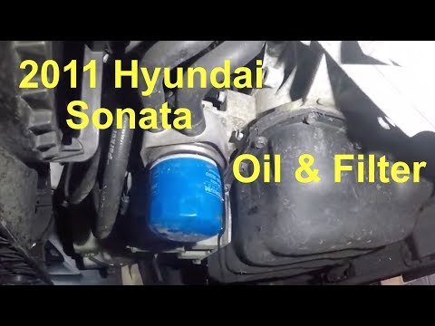 how-to-change-oil-change-on-2011-hyundai-sonata