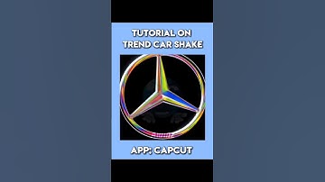 CAPCUT | Tutorial on trend car shake in capcut🔥 | #edit #capcut