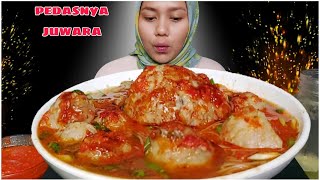 Ini Baru Betulbakso Urat Jumbo Bihun Extra Sambal Semangkuk Mukbang Indonesia