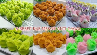 ANTI GAGAL MEKAR SEMPURNA‼️ 6 RESEP KUE MEKAR SUPER ENAK DIJAMIN KALIAN SUKA