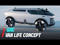 Gac van life concept is the autonomous allterrain and sustainable ev camper of the future