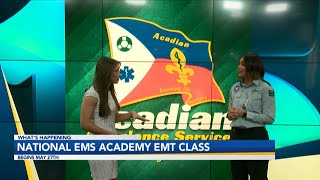 Register Now For Tuition Waived EMT Classes with Acadian Ambulance